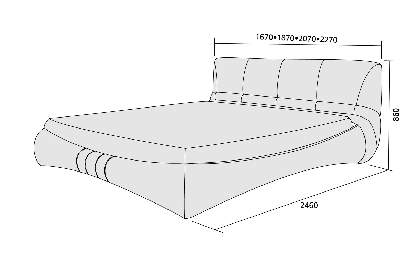 кровать двуспальная размеры 1800