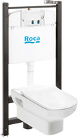 ПЭК Roca Dama Senso Pack 893104680 подвесной унитаз + инсталляция + Slim сиденье дюропласт