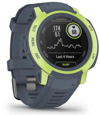 Смарт-часы Garmin Instinct2SurfEditionGreen/Grey