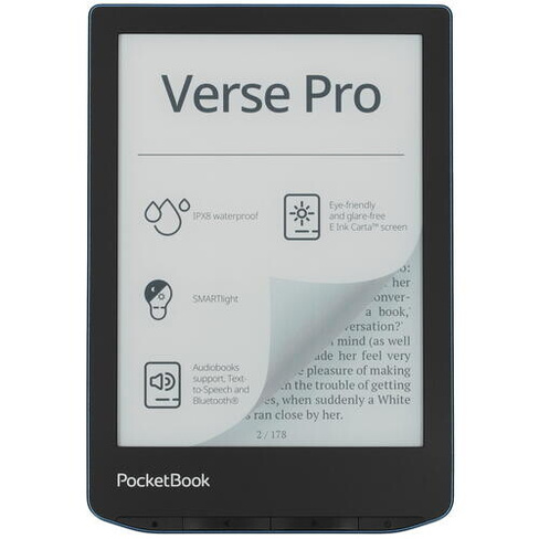 Электронная книга PocketBook 634VerseProBlue