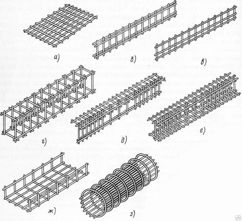 Плоские арматурные каркасы Вр-1