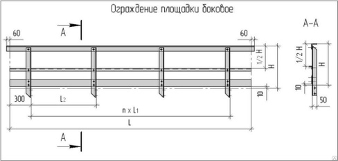 Ограждение площадок ОПБ и ОПТ