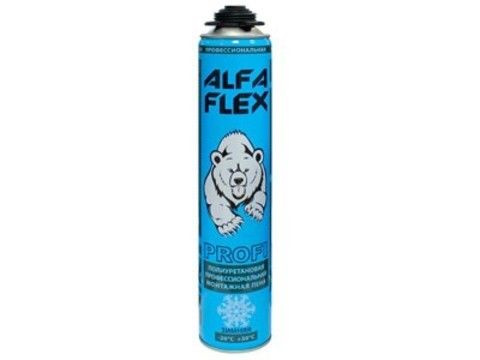 Пена монтажная ALFA FLEX профессиональная, зимняя, 1016 г