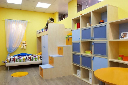 Комплект детской разноцветной мебели на заказ