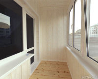 Внутренняя отделка балкона 6000*1000 панелями МДФ без утепления