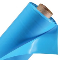 Пленка п/э голубая 350мк для водоемов рукав 1,5х50м, рулон 150м2