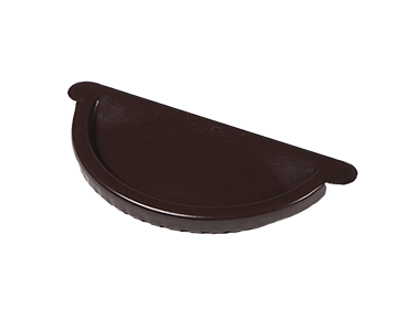 Заглушка желоба D150, RAL 8017 (шоколадно-коричневый)