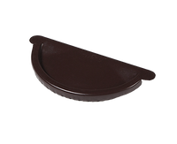 Заглушка желоба D125, RAL 8017 (шоколадно-коричневый)