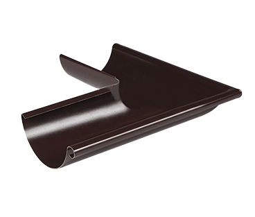 Угол Желоба наружный D150, RAL 8017 (шоколадно-коричневый)