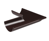 Угол Желоба наружный D125, RAL 8017 (шоколадно-коричневый)