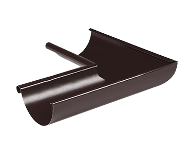 Угол Желоба внутренний D125, RAL 8017 (шоколадно-коричневый)