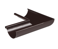 Угол Желоба внутренний D150, RAL 8017 (шоколадно-коричневый)