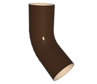 Колено Трубы Сливное D150, RAL 8017 (шоколадно-коричневый)