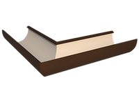 Угол Желоба Универсальный D185, RAL 8017 (шоколадно-коричневый)