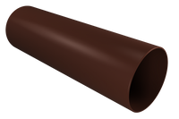 Труба 90 водосточная 3м Темно-коричневый
