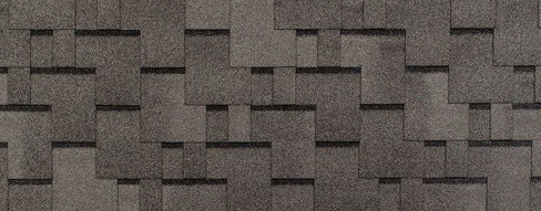 Гибкая черепица Tegola Top Shingle Футуро. Цвет Серый.