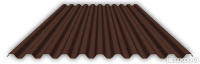 Профнастил ММК МП-21 0,45 RAL8017 Шоколад (Двухсторонняя окраска)