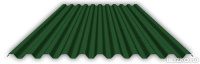 Профнастил ММК МП-21 0,45 RAL6005 Зеленый мох (Двухсторонняя окраска)