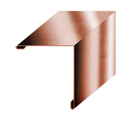 Планка угла наружнего 115х115х2000х0,5 Agneta, Cuprum медный