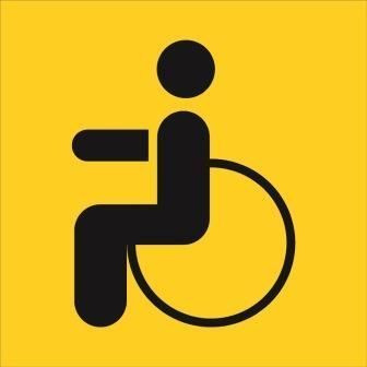 Знак автомобильный Инвалид (150х150)