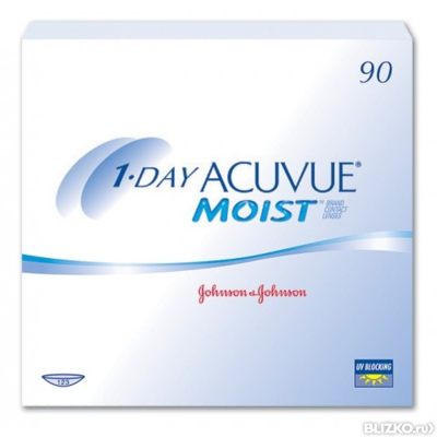 Контактные линзы Acuvue One Day Moist 90 шт