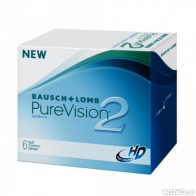 Контактные линзы Pure Vision2 HD 6 шт