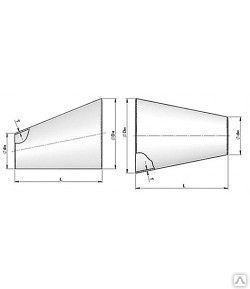 Переходы Cварные: ОСТ 36-22-77 (Сталь: 20, 09Г2С, 12Х18Н10Т И Др.)