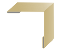 Планка угла наружного NormanMP 50x50x3000х0,5 RAL 1014 слоновая кость