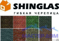 Черепица гибкая многослойная Shinglas, Кантри