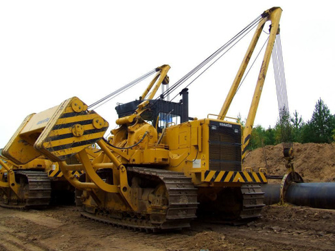 Аренда трубоукладчика Komatsu D355