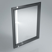 Панель с зеркалом POMPEI, 60 см черный, с LED подсветкой