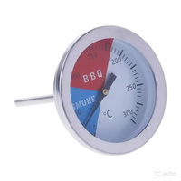 Термометр 0-300 градусов для барбекю, мангала, коптильни