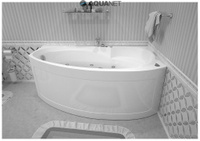 Ванна Акриловая Aquanet Jersey 170Х90 LR С Фронтальной Панелью