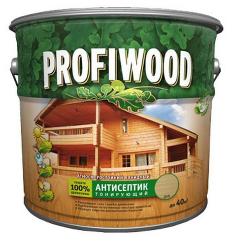 Антисептик Empils Profiwood лаковый алкидный бесцветный 2,4 кг