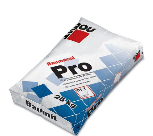 Клей для плитки и керамогранита Baumit Baumacol Pro серый, 25 кг