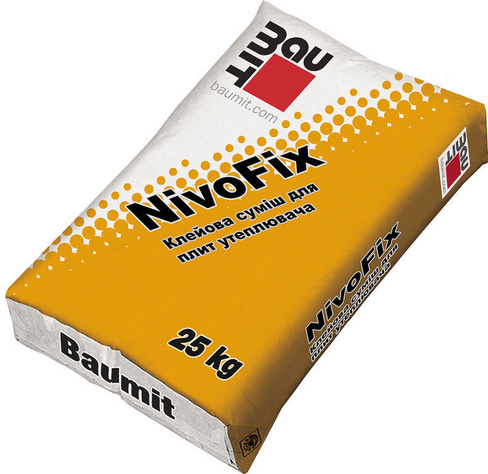 Клей для фасадной теплоизоляции Baumit NivoFix, 25 кг