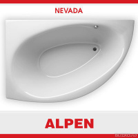 Акриловая ванна Alpen NEVADA 140х90