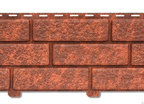 Фасадная панель StoneHouse(Стоун Хаус) Кирпич Красный