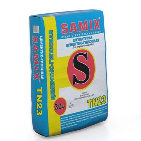 Штукатурка цементно-гипсовая SAMIX TN23