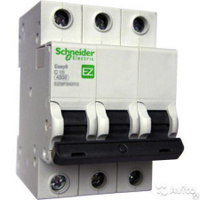 Выключатель автоматический 3п 25А С 4,5кА EASY9 Schneider Electric