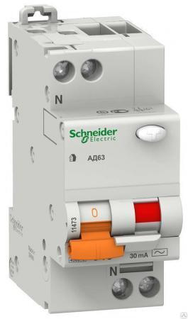 Дифференциальный автомат АВДТ-63 2п 32А 30мА Schneider Electric