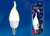 Лампа LED-CW37 7W/WW/E14/FR PLP01WH Лампа светодиодная. Форма «свеча на вет