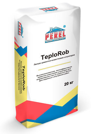 Легкая цементно-известковая штукатурка TeploRob