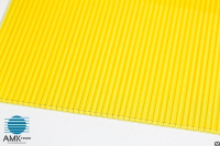 Сотовый поликарбонат Sellex Comfort | 4 мм | 2,1*6(12) м | желтый от АМК-Групп