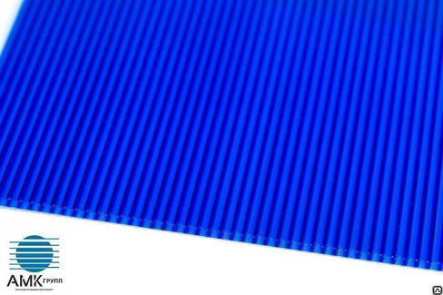 Сотовый поликарбонат Sellex Comfort | 6 мм | 2,1*6(12) м | синий от АМК-Групп