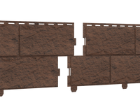 Сайдинг виниловый 3,0 м Ю-Пласт стоун-хаус Камень жженый