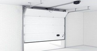 Ворота серии RSD02 с торсионными пружинами и автоматическим потолочным приводом, толщина панели 40 мм,8 стандартных цветов.