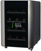 Отдельностоящий винный шкаф до 12 бутылок Ecotronic WCM-12TE