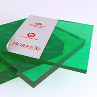 Монолитный поликарбонат Borrex 12 мм зеленый 2050*3050