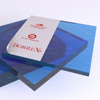Монолитный поликарбонат Borrex 12 мм синий 2050*3050